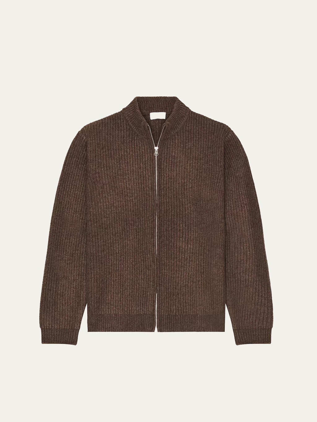 Wool Zip Cardigan