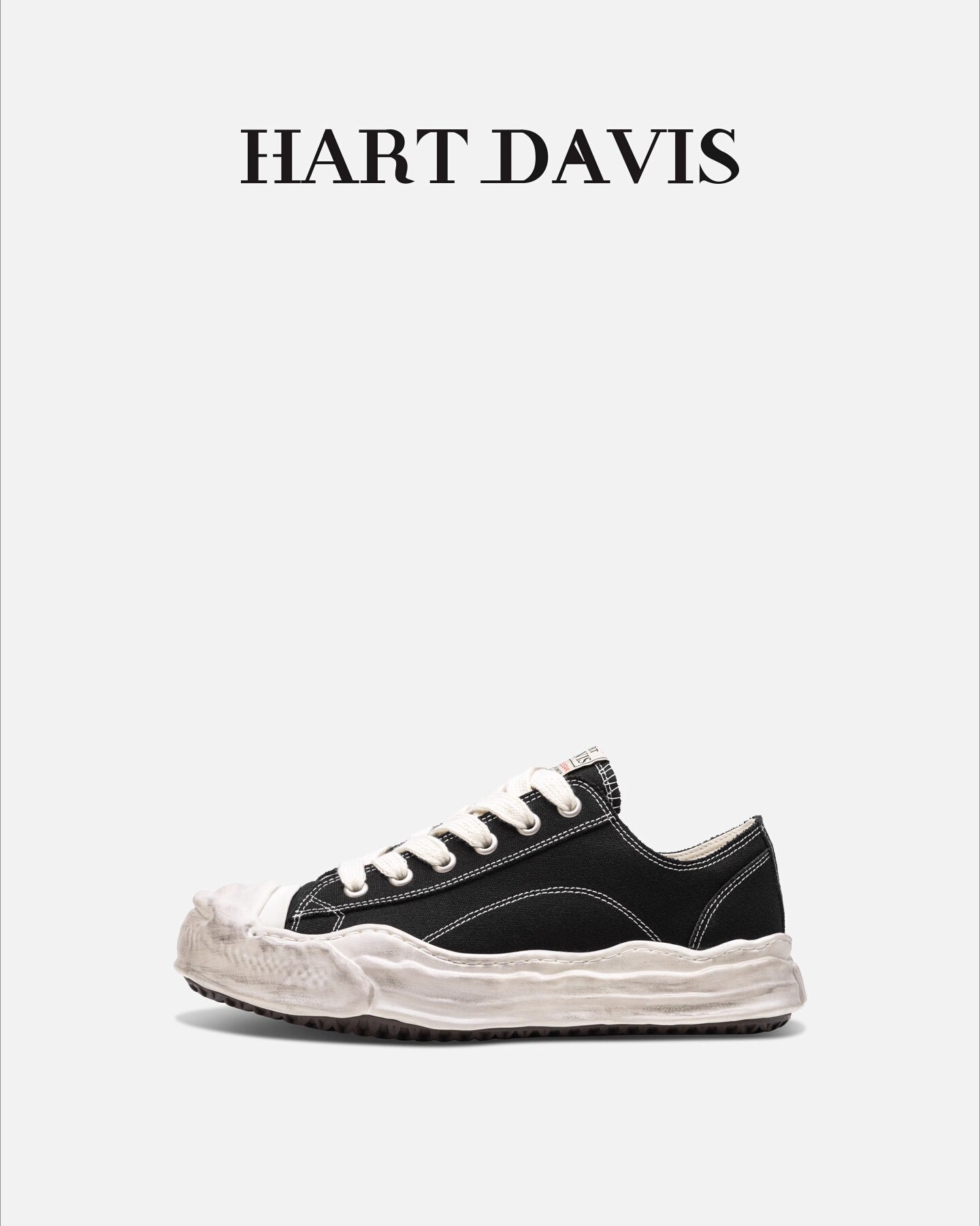 HART DAVIS platform canvas shoes men's and women's dissolving casual board shoes