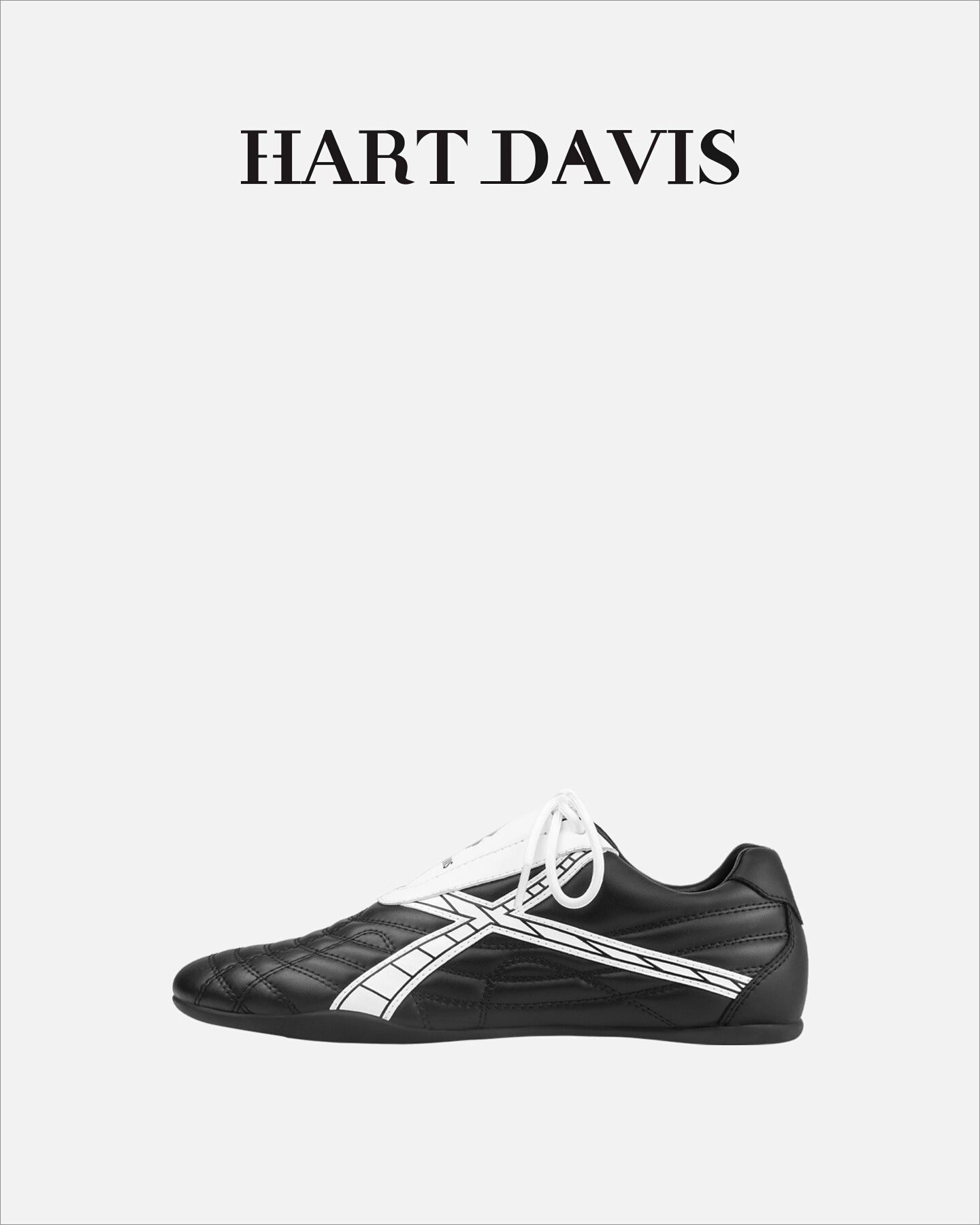 HART DAVIS - Black Front Shadow Thin-soled Shoes Sports and Casual Shoes