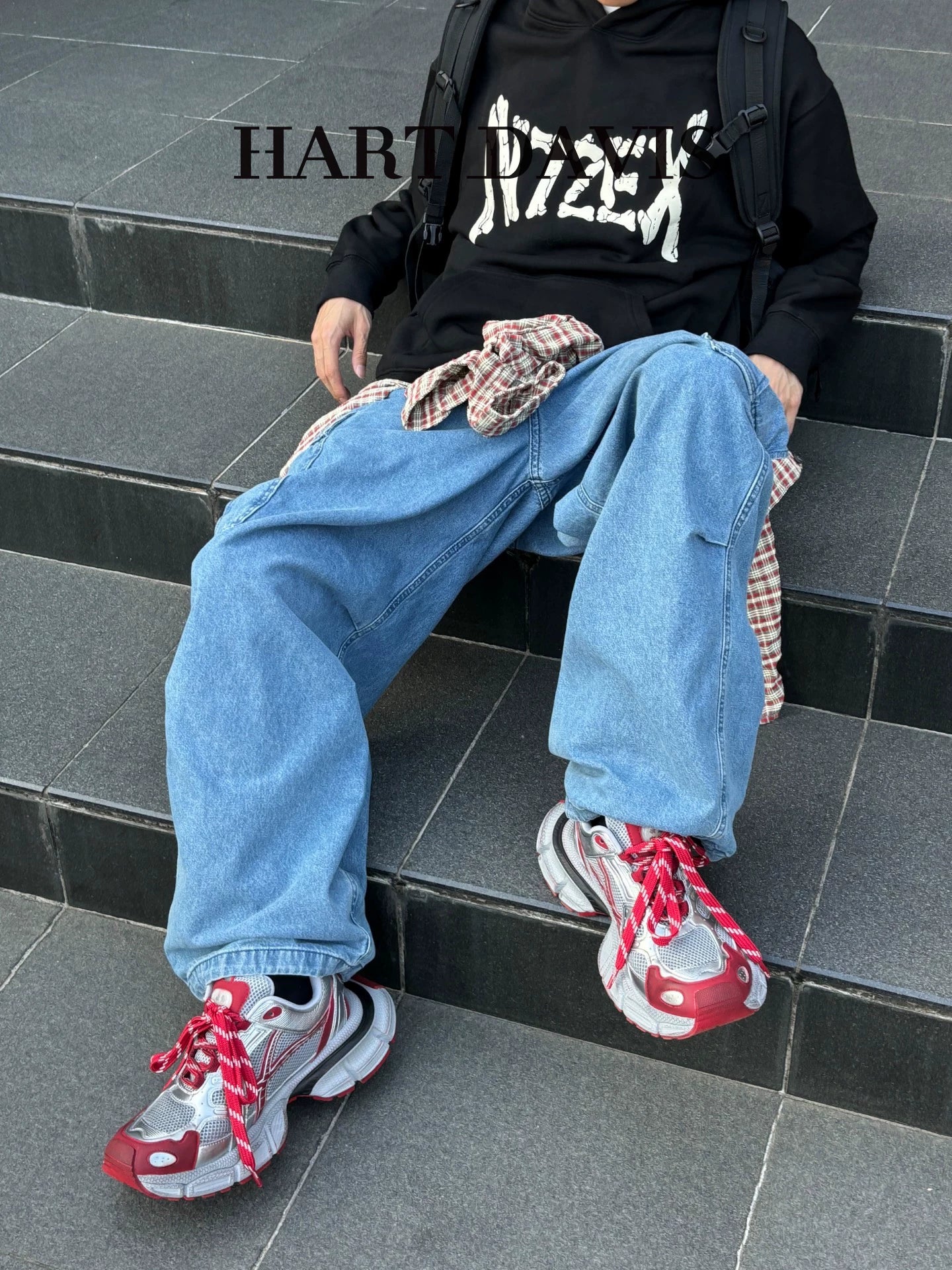 HART DAVIS - Magic Speed X103-Trendy brand old platform dad shoes