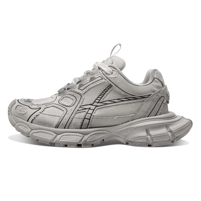 HART DAVIS - Magic Speed X103-Space canvas old thick-soled heightening dad shoes