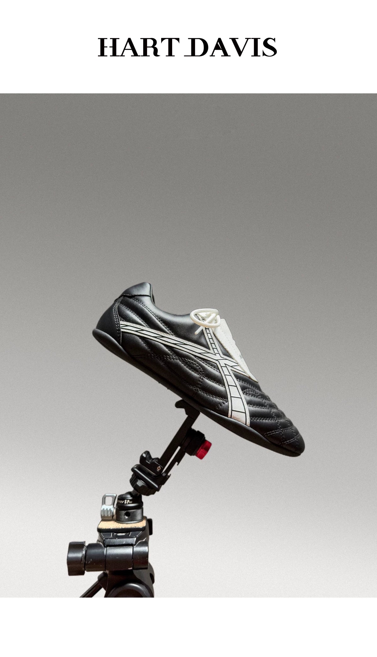 HART DAVIS - Black Front Shadow Thin-soled Shoes Sports and Casual Shoes