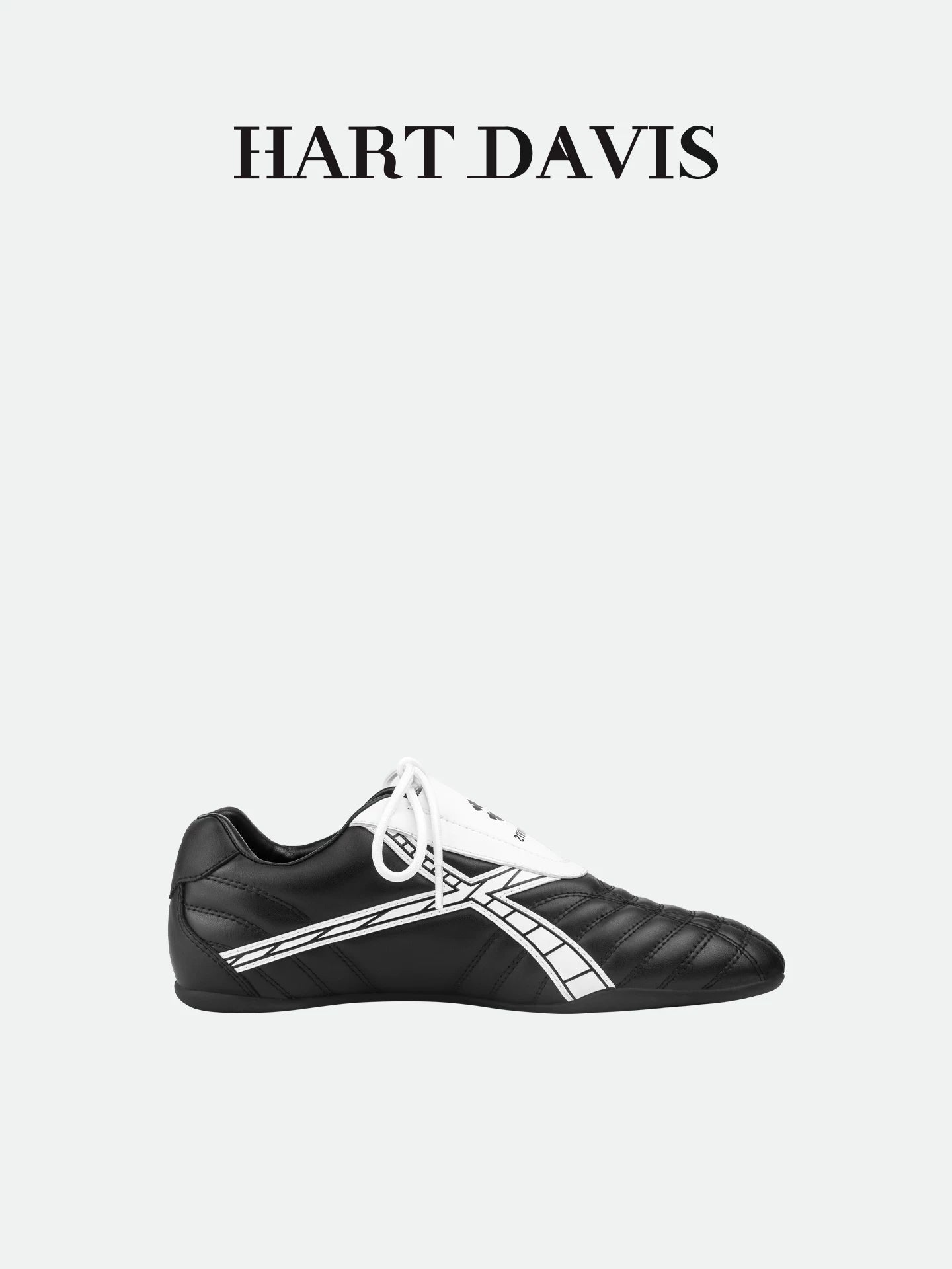 HART DAVIS - Black Front Shadow Thin-soled Shoes Sports and Casual Shoes