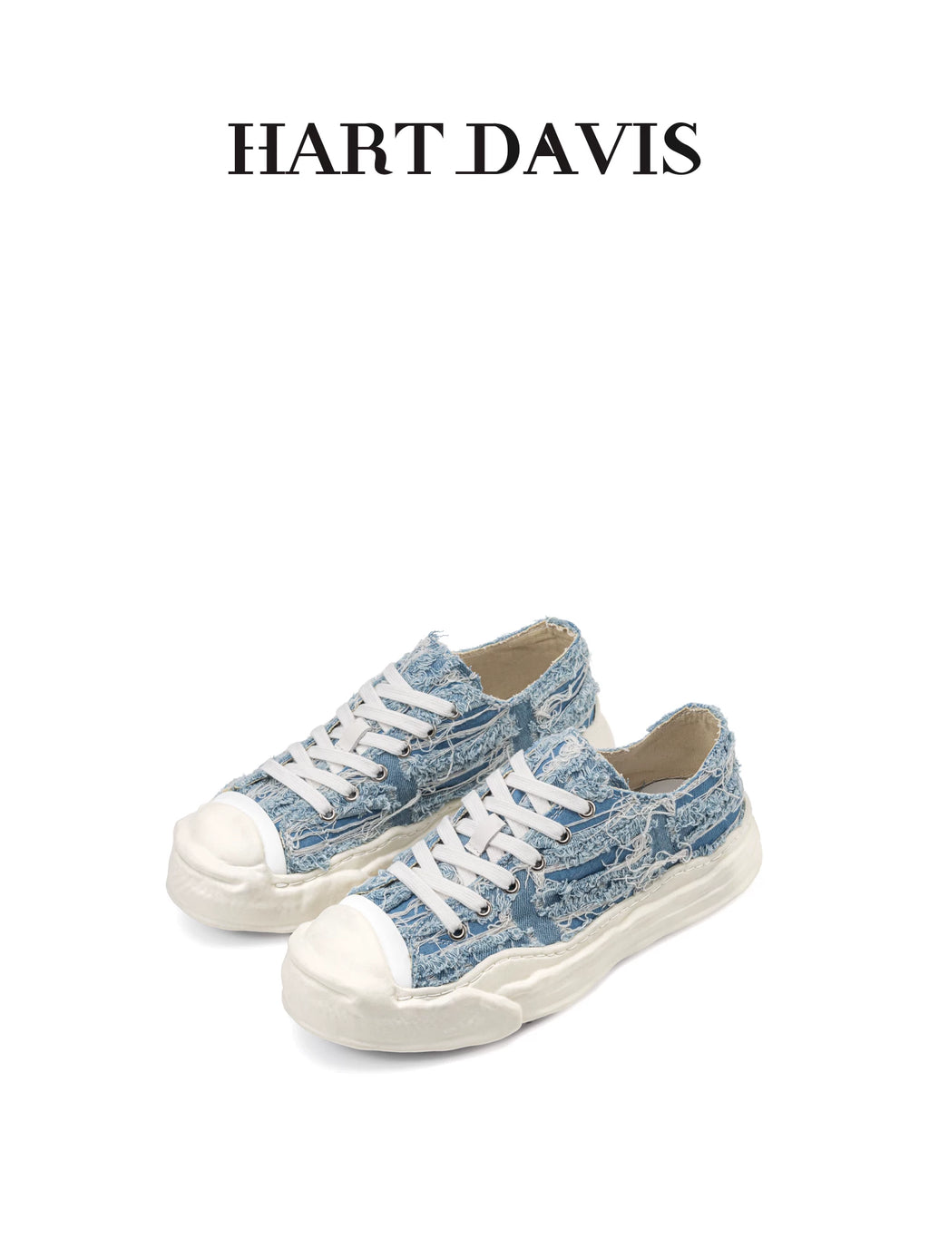 HART DAVIS niche canvas shoes men's and women's board shoes dissolving shoes
