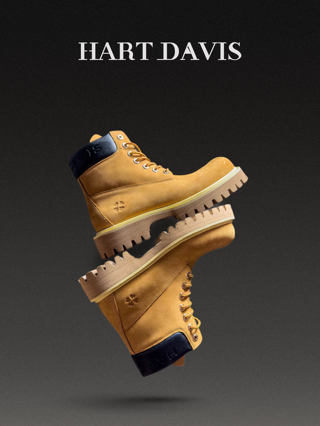 HART DAVIS 经典大黄靴厚底增高马丁靴