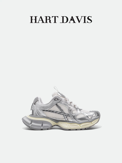 HART DAVIS - Magic Speed X103 - Silver Trendy Platform Daddy Shoes