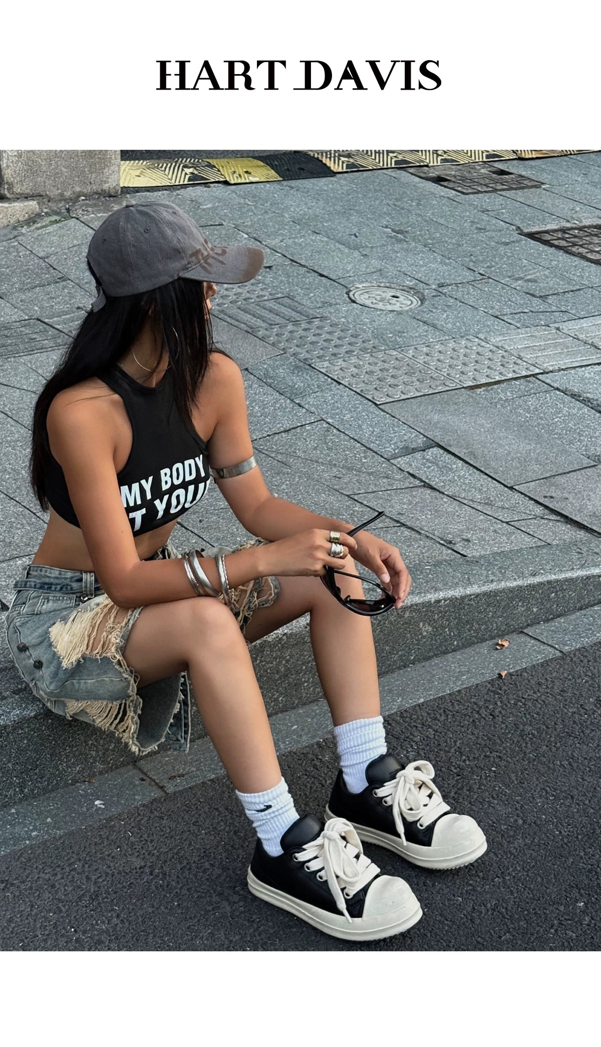 HART DAVIS Fatty Ding RT makes old bread sports and leisure board shoes