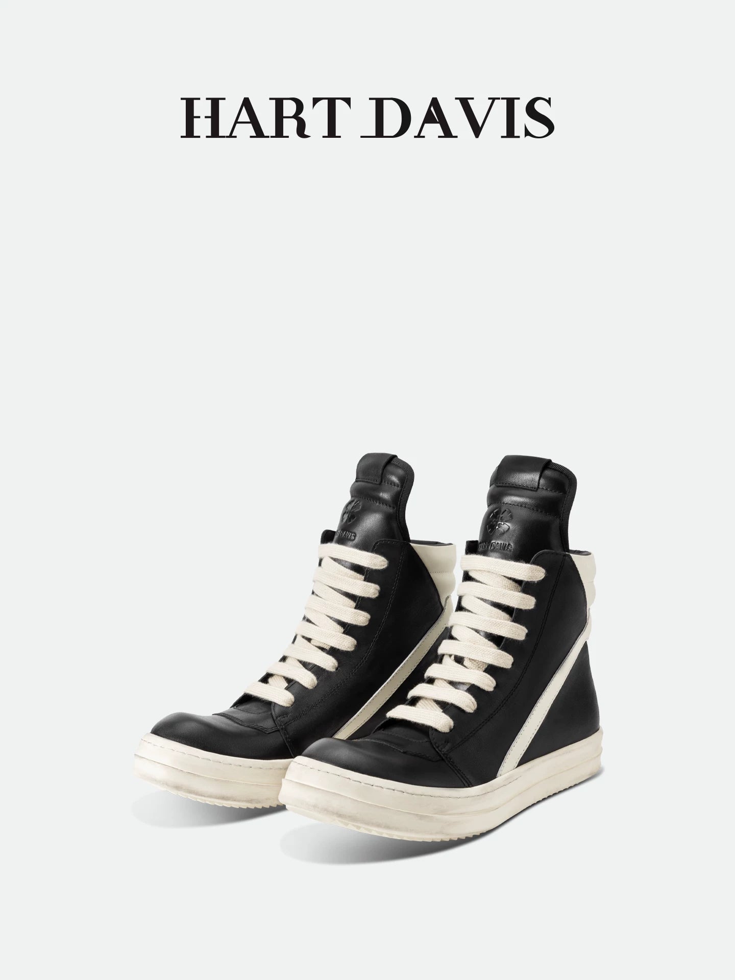 HART DAVIS - Edge GT-Prism Lens black and white old sports casual high-top shoes