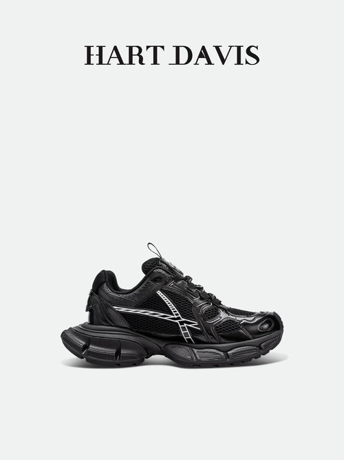 HART DAVIS - Magic Speed X103 - Black Thick-soled Enhancing Daddy Shoes