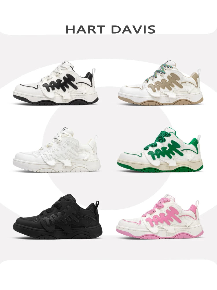 HART DAVIS Rebel skateboard shoes Arcane001-Zhang Jin, black and white bread shoes