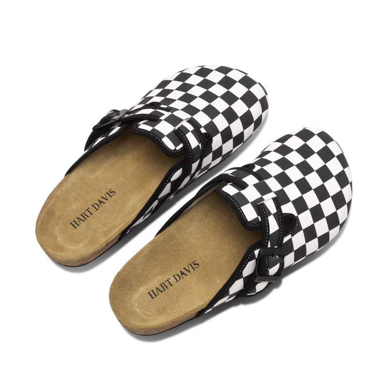 HART DAVIS Birkenstocks men's and women's first-layer beef suede bag head and half slippers outside