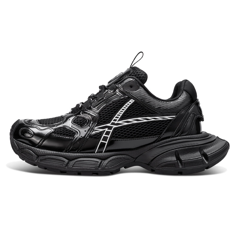 HART DAVIS - Magic Speed X103 - Black Thick-soled Enhancing Daddy Shoes