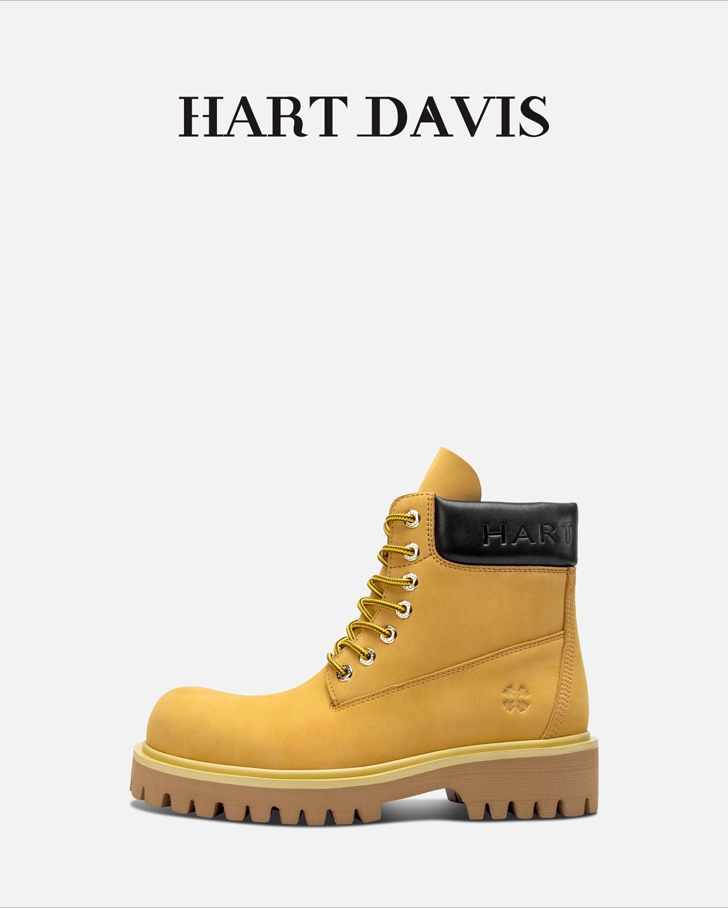 HART DAVIS 经典大黄靴厚底增高马丁靴