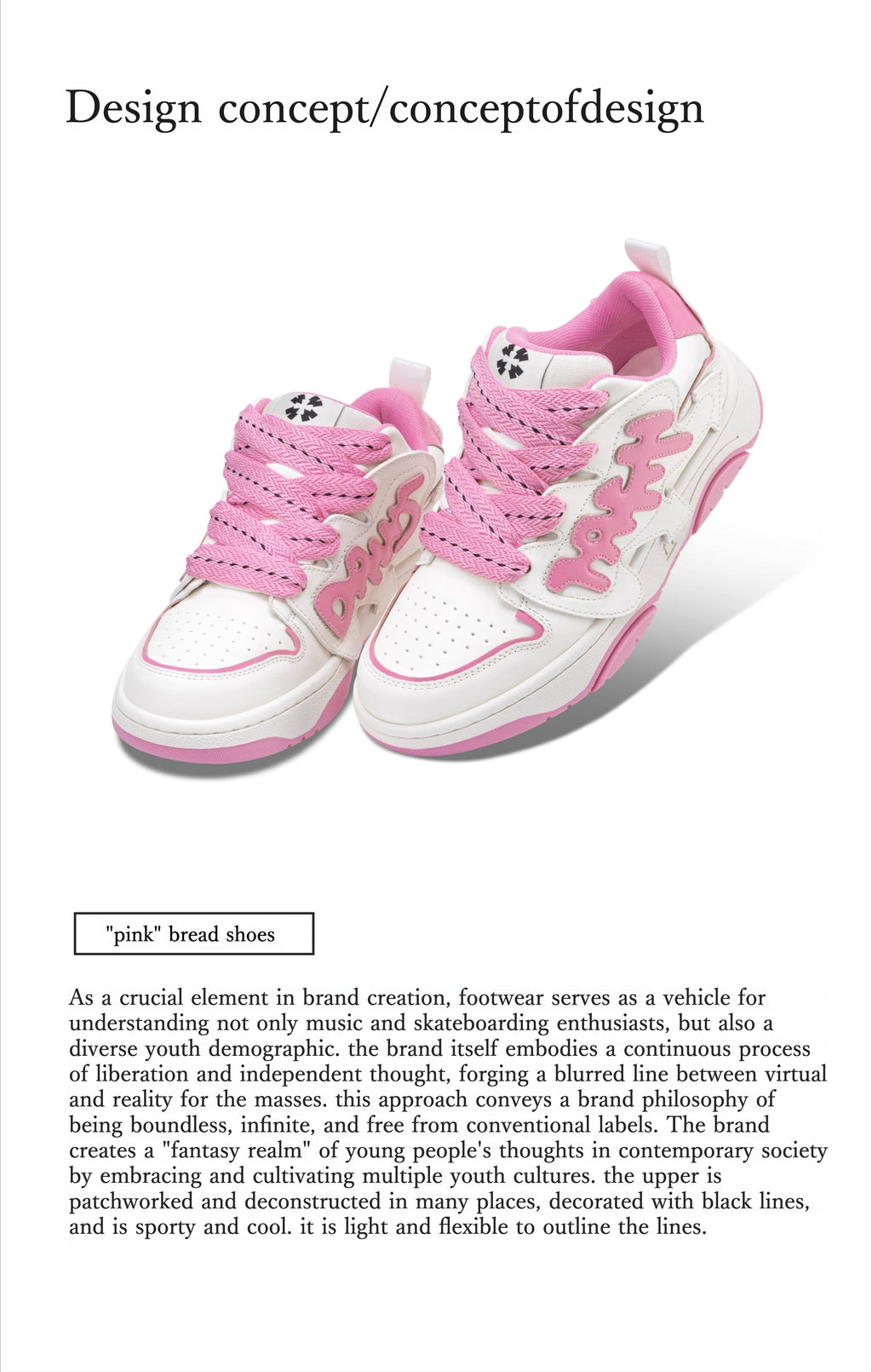 HART DAVIS Rebel Skateboard Shoes Arcane001 - Original Sports Bread Shoes for Women